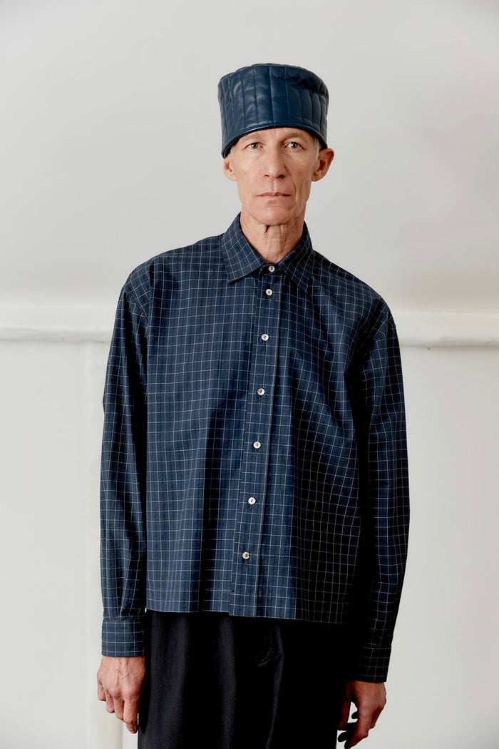 Japanese Cotton Seersucker Dennis Shirt