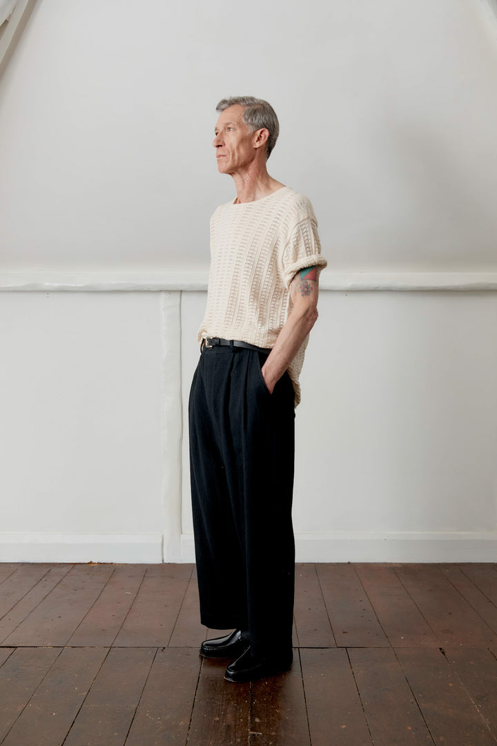 JAPANESE STITCH COTTON ROBBY TROUSER
