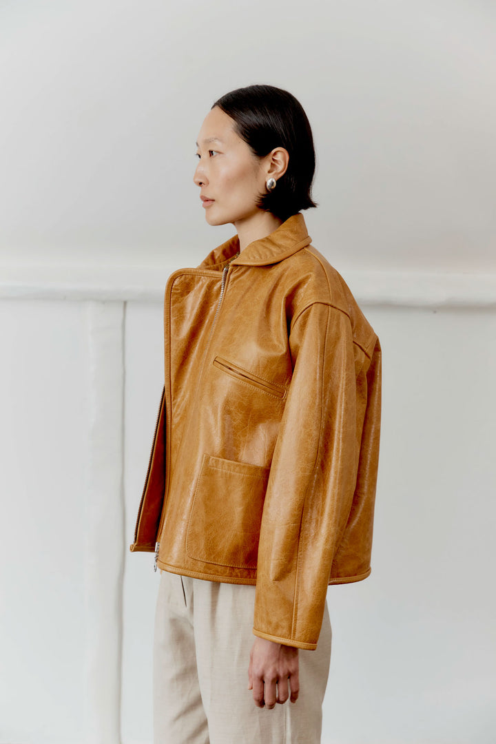 LEATHER FLYING JACKET