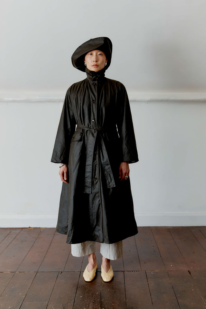 British Waxed Oilskin Kit Trench