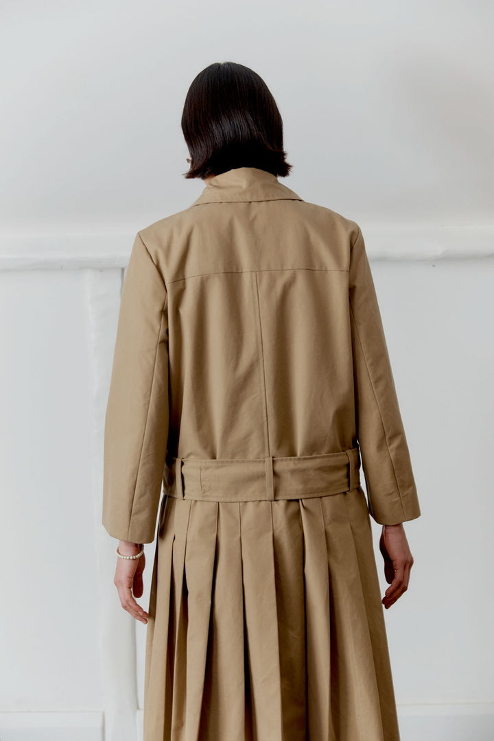 BRITISH COTTON GABARDINE WILLOW COAT