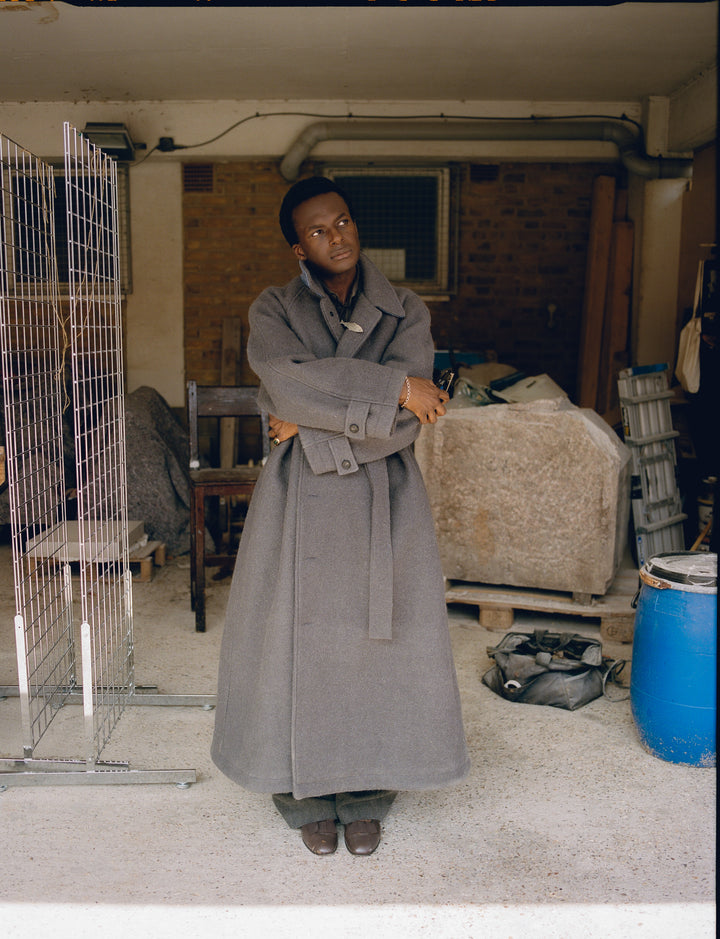 PORTUGUESE HAIRY WOOL WICKHAM COAT