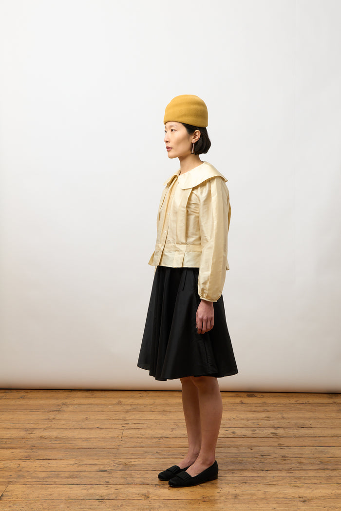 Rose Blouse - Ivory Silk