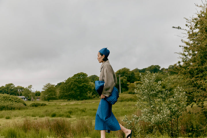 QUILTED SILK DUPION LARGE CLUTCH BAG