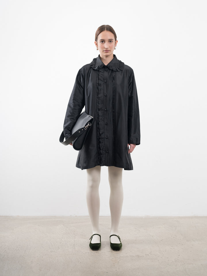 SILK DUPION LONG SLEEVE DALLAS DRESS