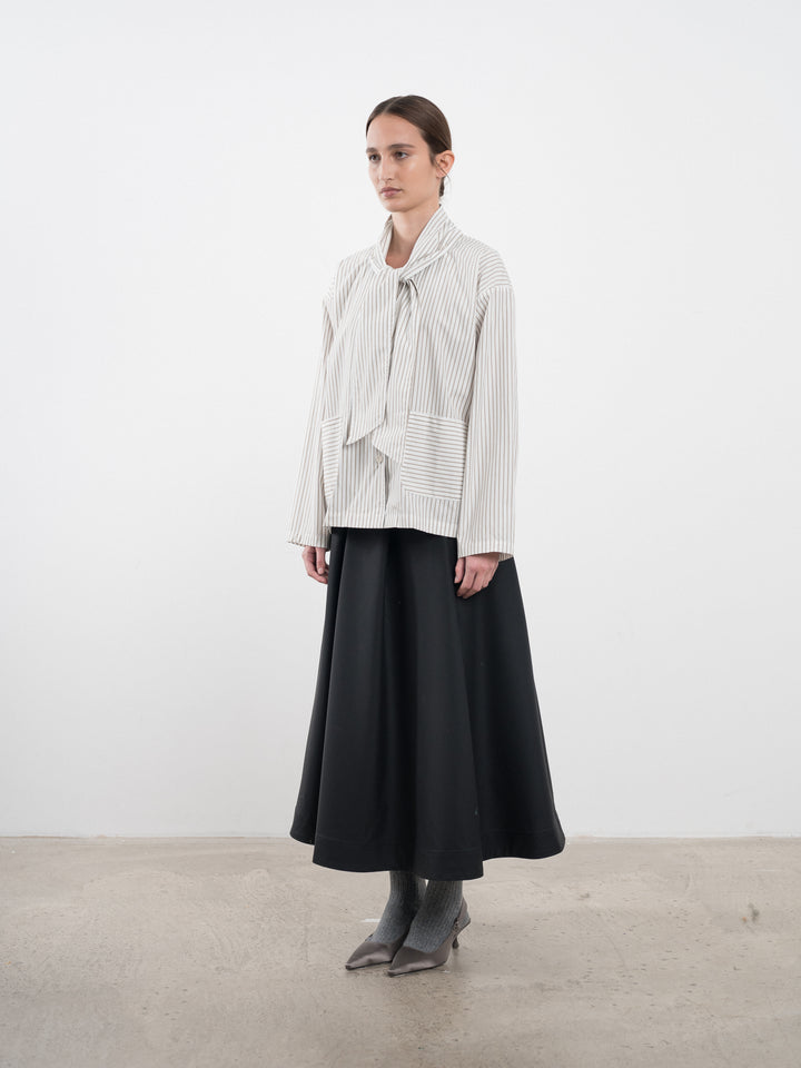 JAPANESE STRIPED COTTON DOROTHY SHIRT