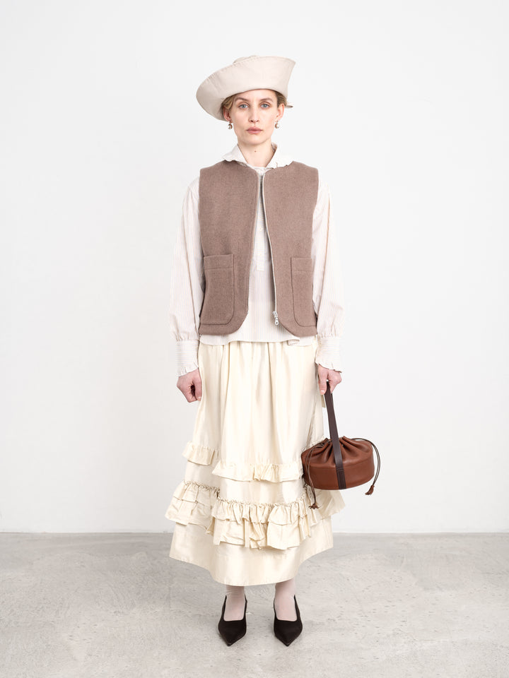 PORTUGUESE RECYCLED WOOL ELLA VEST