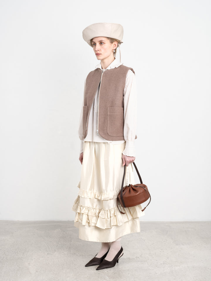 PORTUGUESE RECYCLED WOOL ELLA VEST