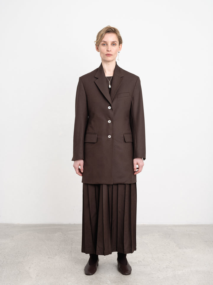 BRITISH FINE MILLED WOOL ELODIE BLAZER