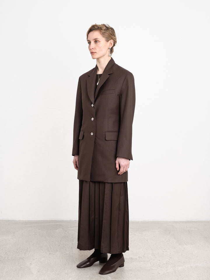 BRITISH FINE MILLED WOOL ELODIE BLAZER