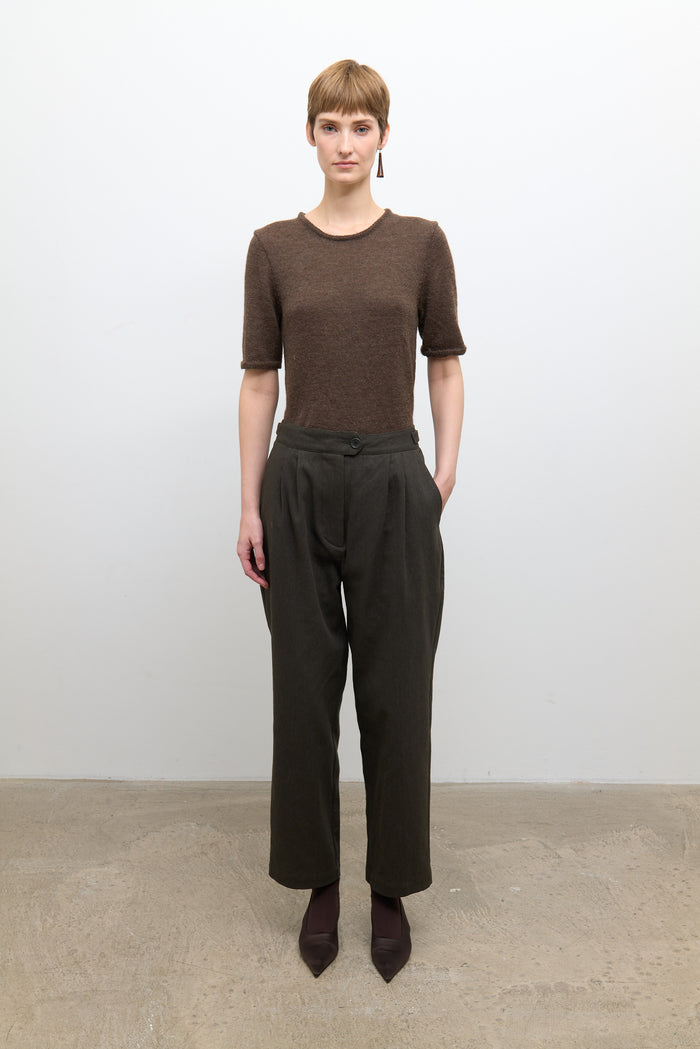 Enya Trouser - Washed Green