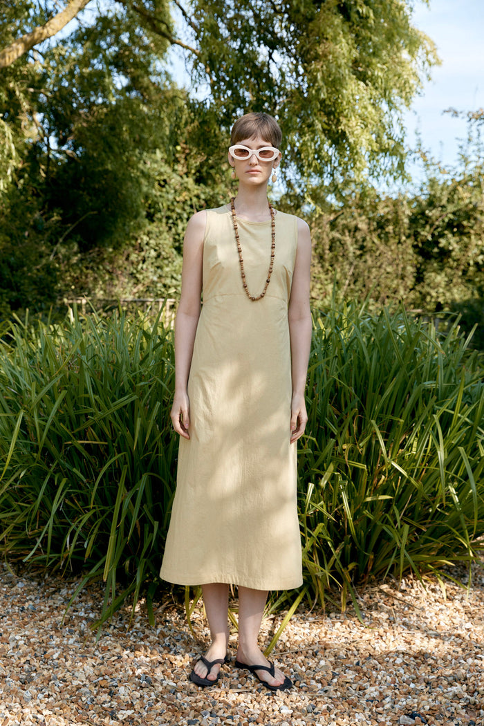 Japanese Typewriter Cotton Erika Dress