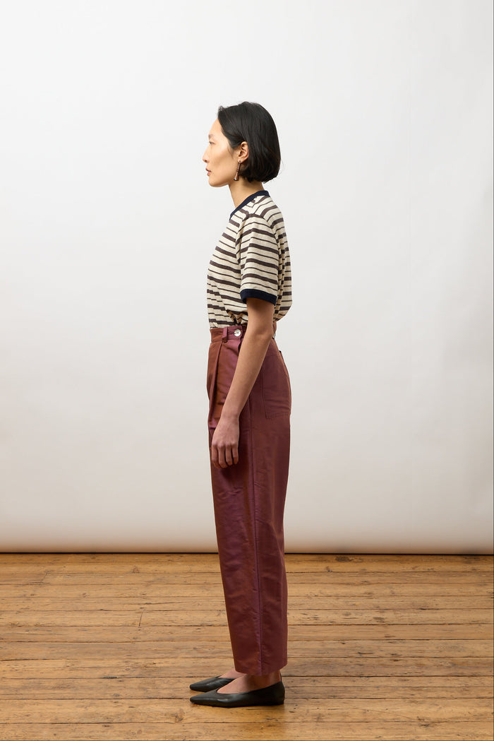 Georgia Trouser - Jam Silk