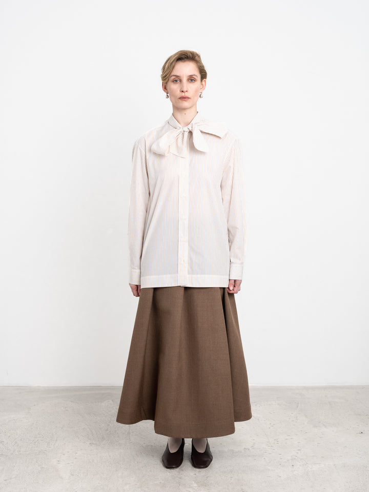 JAPANESE STRIPED COTTON HATTIE SHIRT