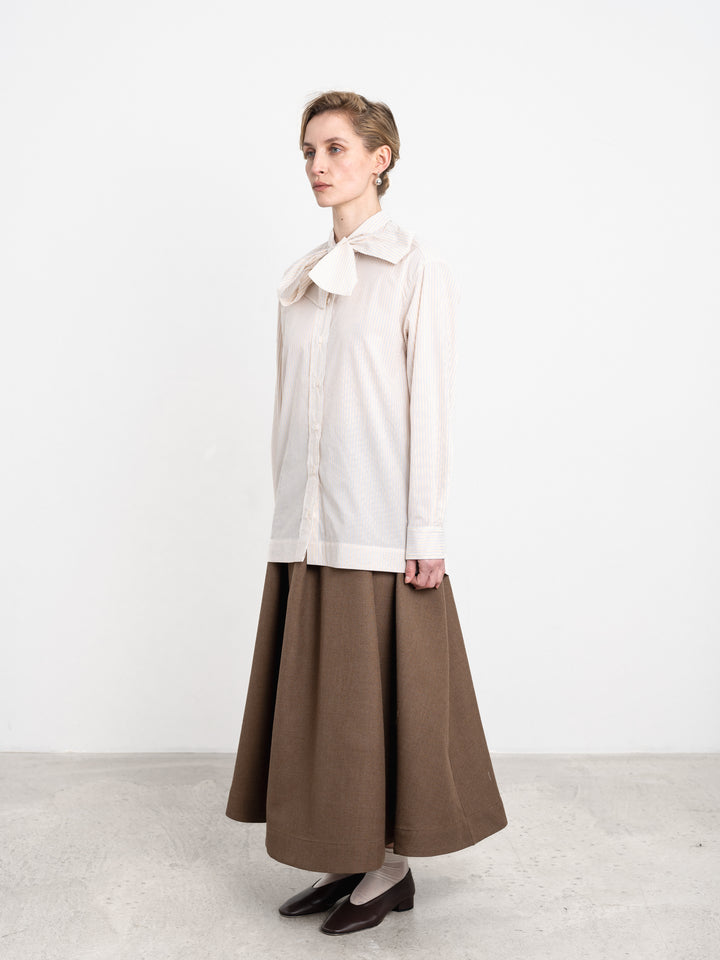 JAPANESE STRIPED COTTON HATTIE SHIRT