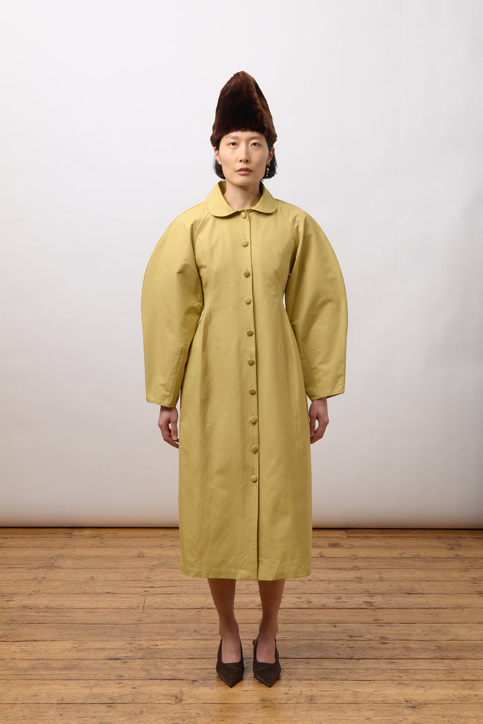 Heidi Boned Dress - Soft Chartreuse