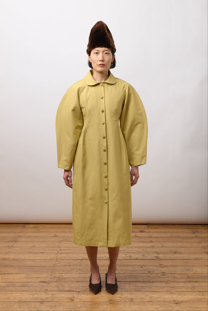 Heidi Boned Dress - Soft Chartreuse