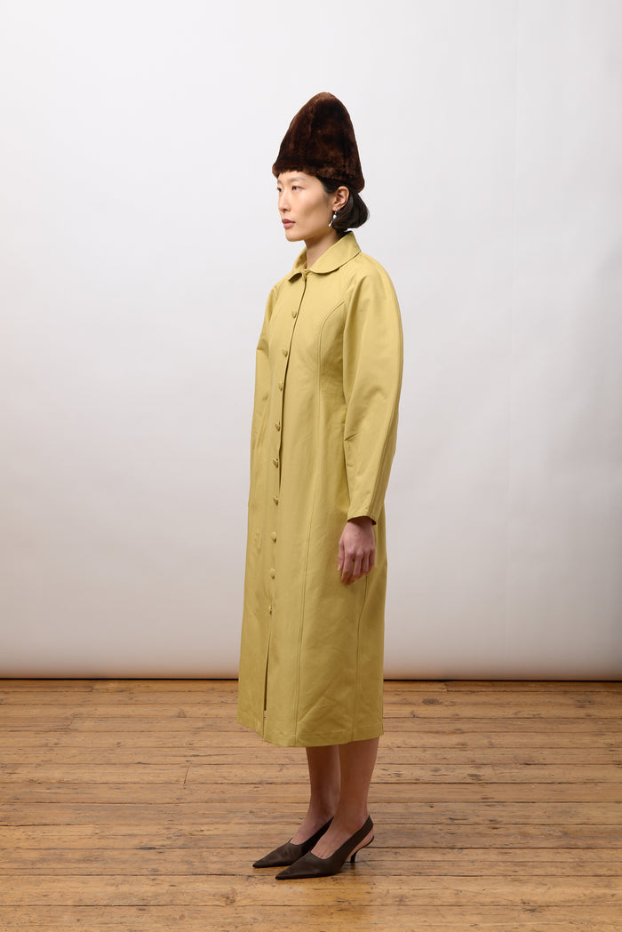 Heidi Boned Dress - Soft Chartreuse