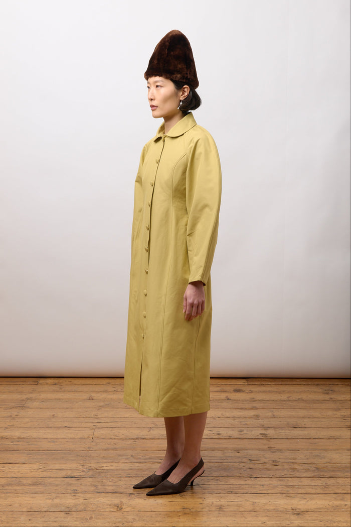Heidi Boned Dress - Soft Chartreuse