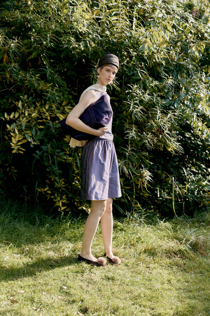 HAIR ON HIDE HORSY LEATHER MINI TOTE BAG