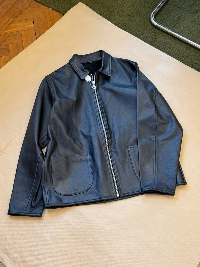 Mens Leather Sandy Jacket