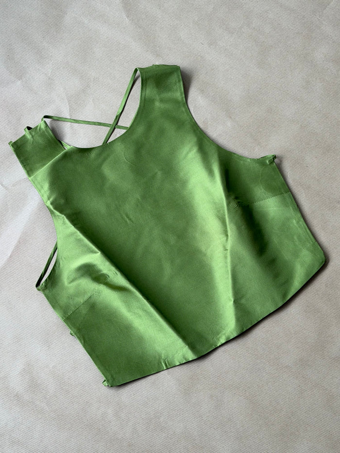 Cropped Silk Sofia Top - Various Colours