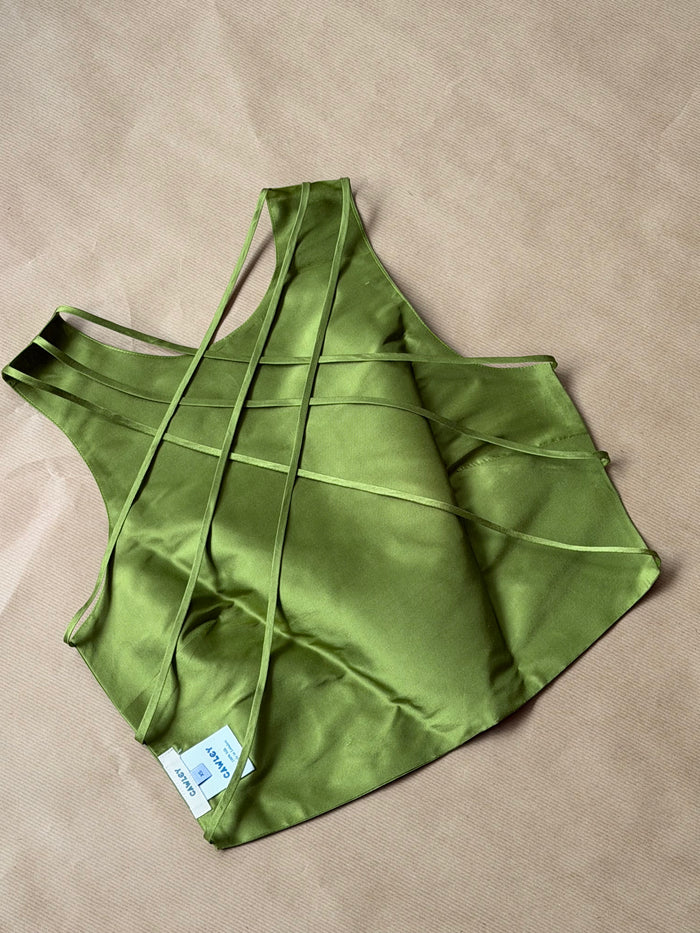 Cropped Silk Sofia Top - Various Colours