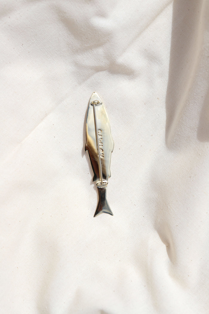 Fish Pin - Brass
