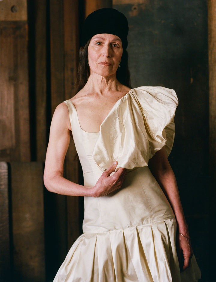 IONA DRESS - IVORY DUPION