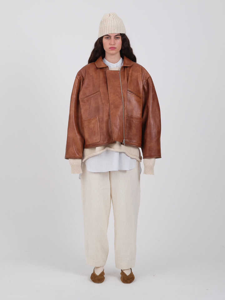 LEATHER FLYING JACKET