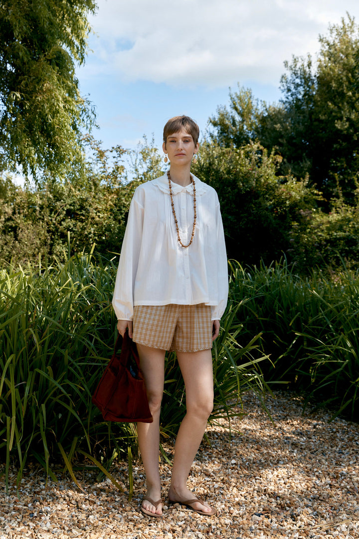 JAPANESE COTTON POPLIN JESSIE SHIRT