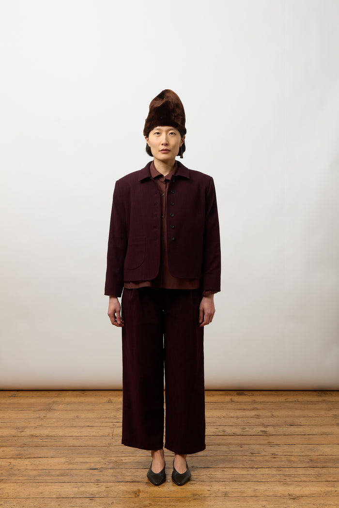 Lillie Jacket - Dark Orchid