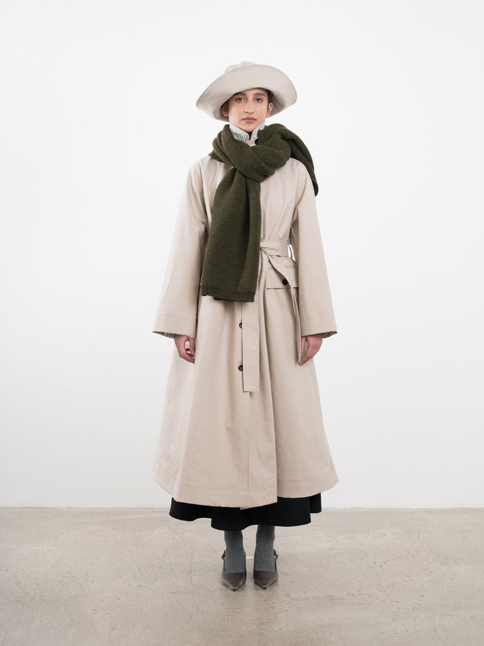 Wool Scarf - Moss Wool