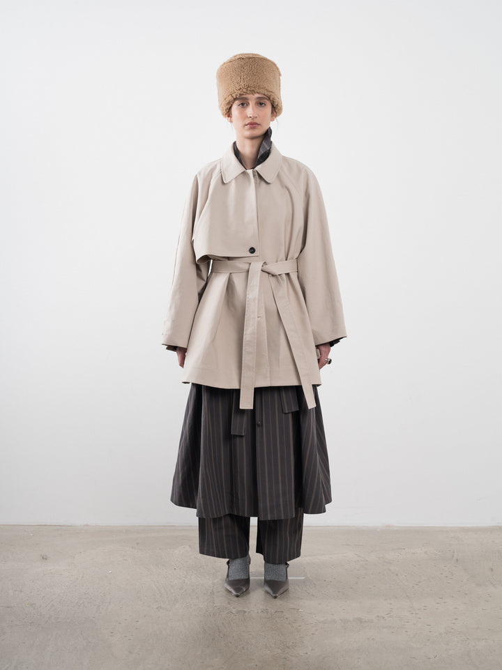 BRITISH GABARDINE MID-LENGTH WICKHAM MAC