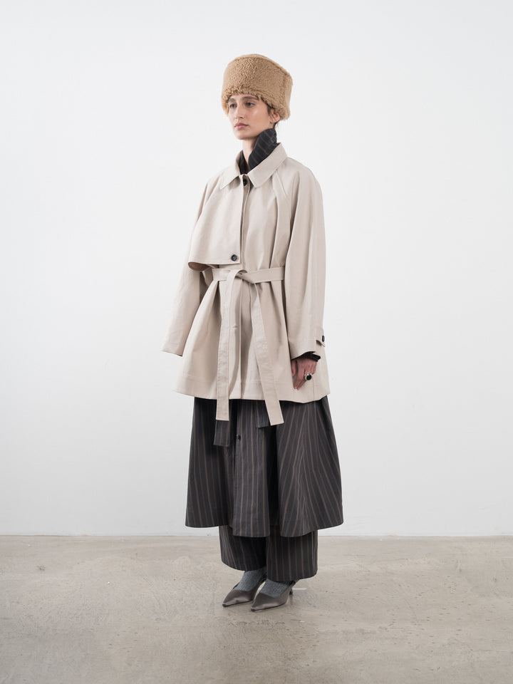 BRITISH GABARDINE MID-LENGTH WICKHAM MAC