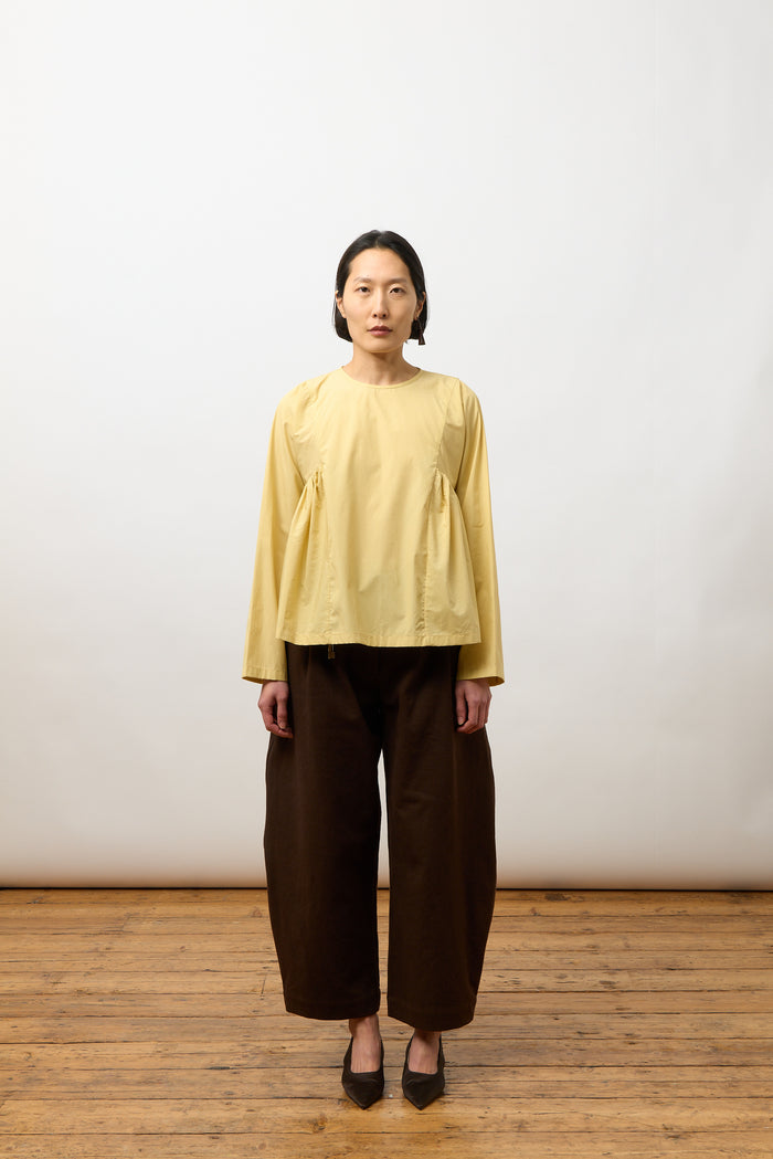 Nora Blouse - Butter Stripe