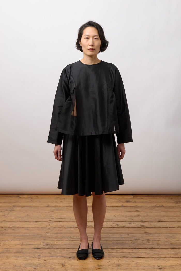 Ballet Skirt - Black Silk
