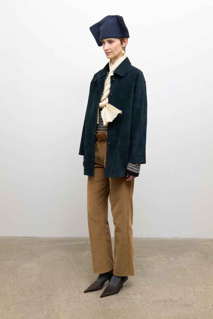 Quinn Jacket - Midnight Suede