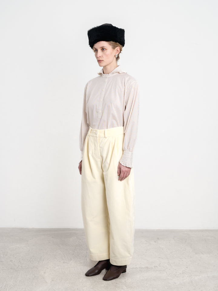 BRITISH COTTON VELVET ROBYN TROUSER