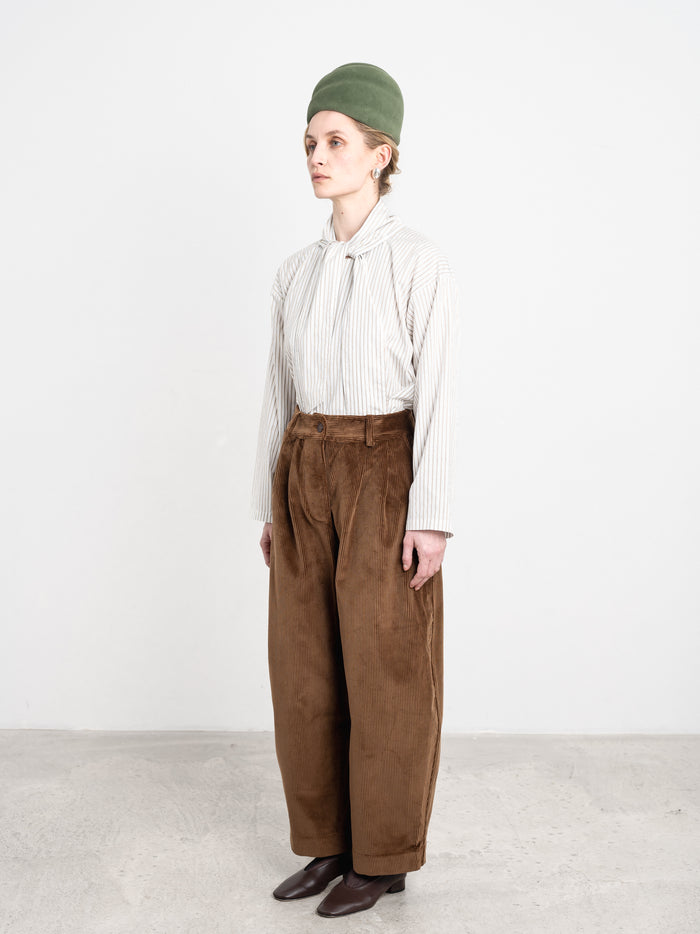 Womens Robyn Trouser - Tan Corduroy