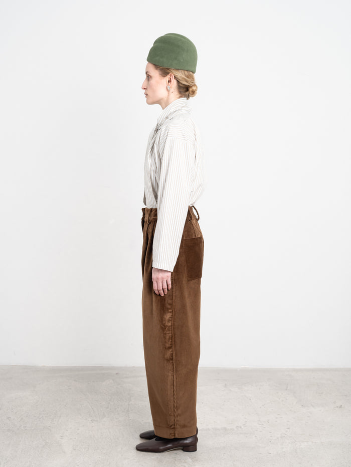 Womens Robyn Trouser - Tan Corduroy