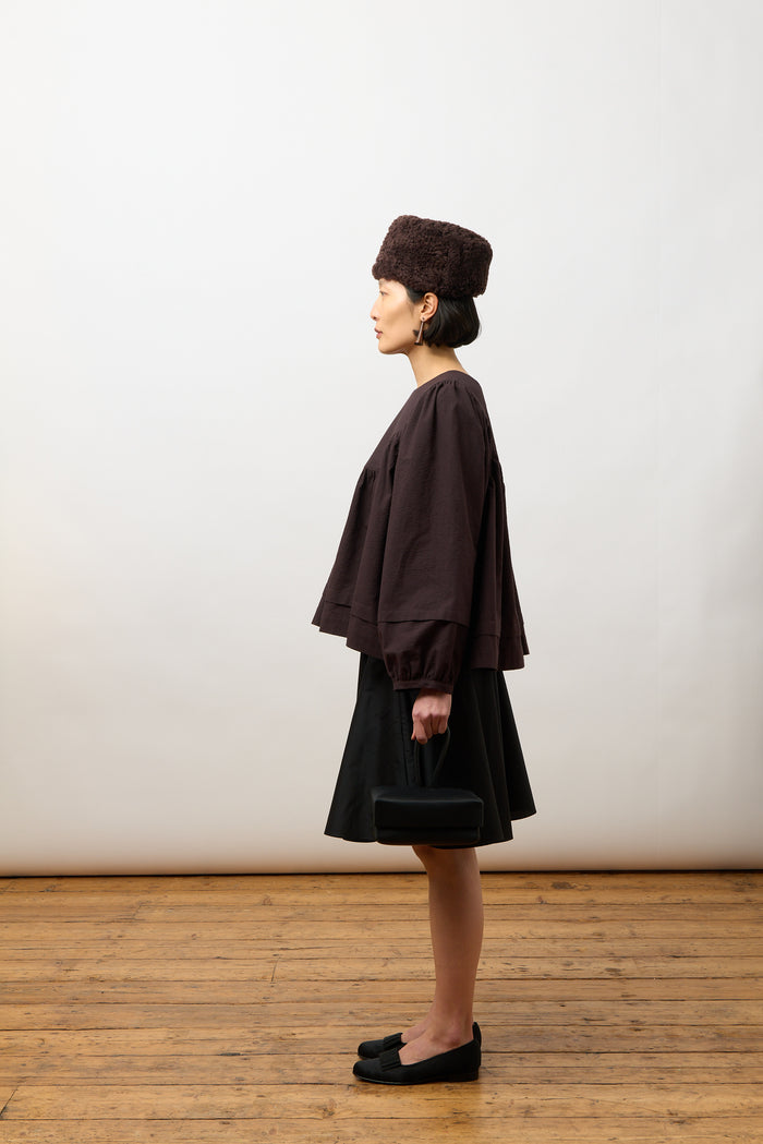 Romy Top - Dark Brown