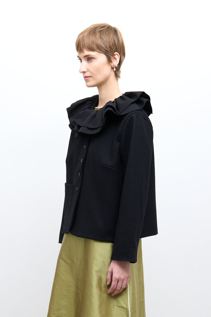 Rowan Jacket - Black Wool
