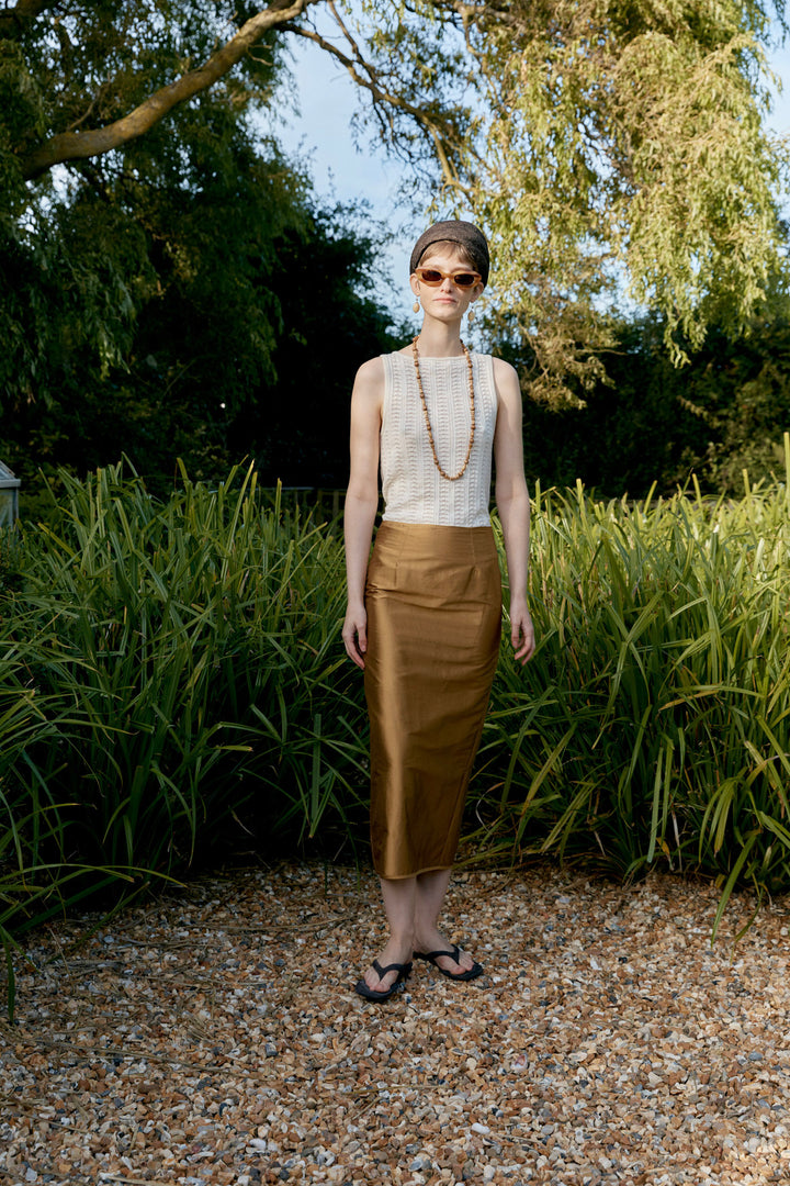 SILK DUPION SADIE SKIRT