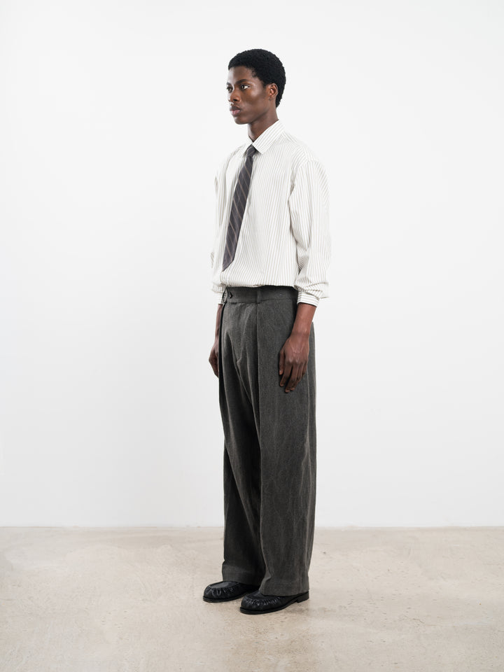 JAPANESE TEXTURED LINEN SILAS TROUSER
