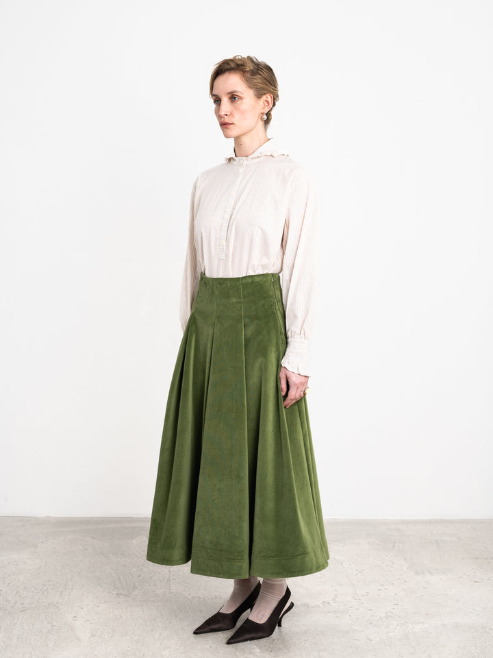BRITISH COTTON VELVET STEVIE SKIRT
