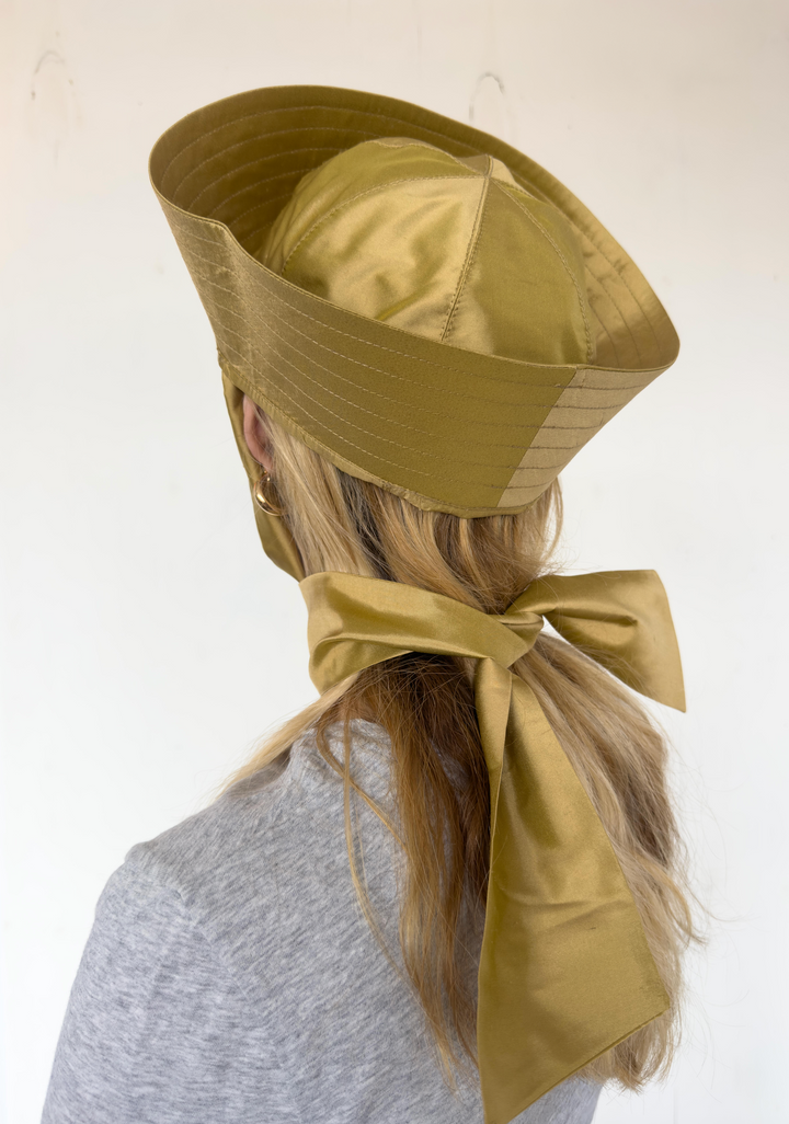 SILK DUPION SAILOR HAT