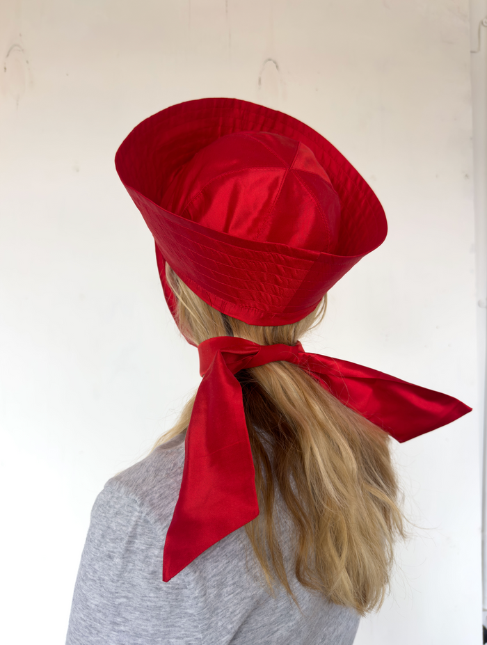 Silk Dupion Sailor Hat