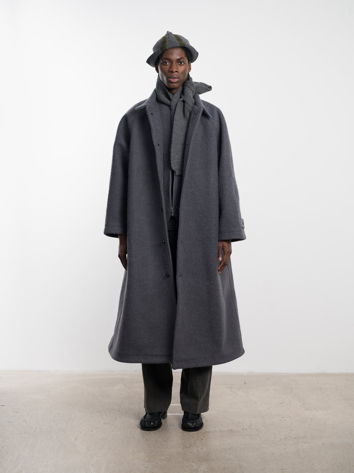 PORTUGUESE HAIRY WOOL WICKHAM COAT