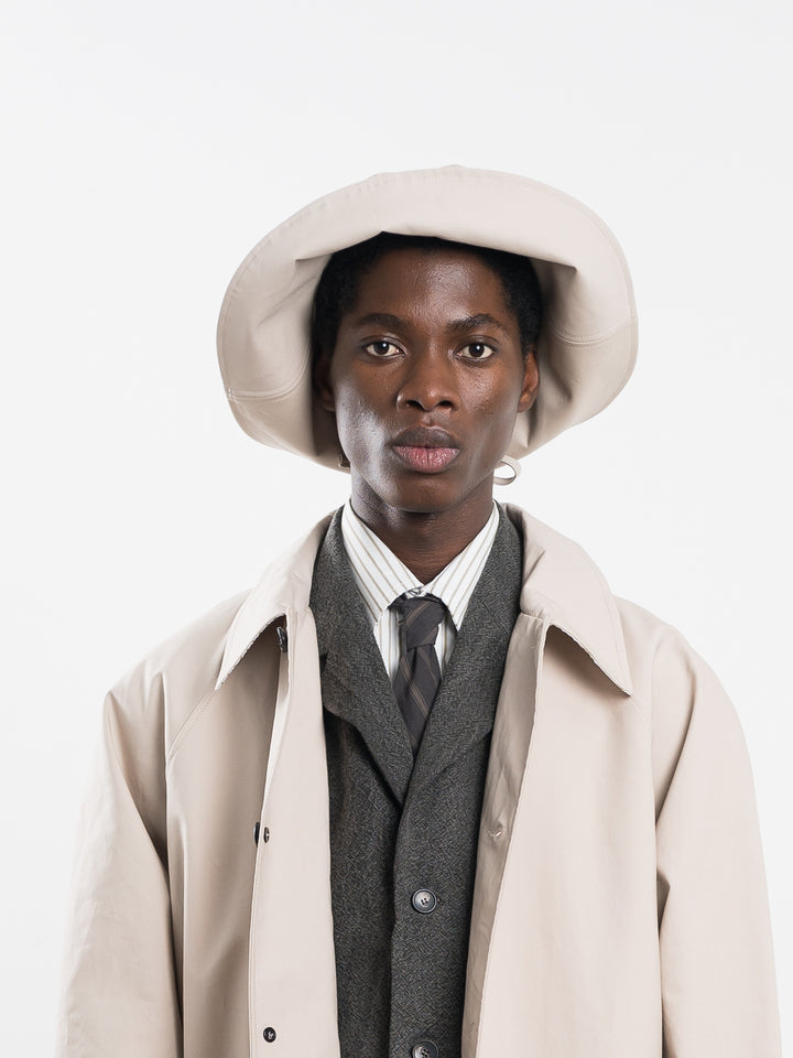 BRITISH GABARDINE SUN HAT